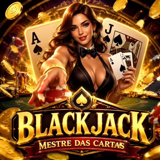 Mesa de Blackjack Brasileiro com dealer ao vivo