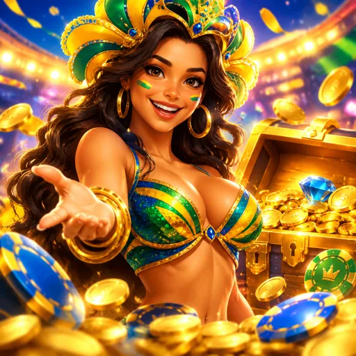 Novo slot Diamantes do Brasil com wilds expansivos